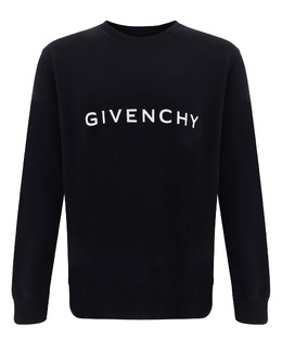 Givenchy: Чёрный свитшот 