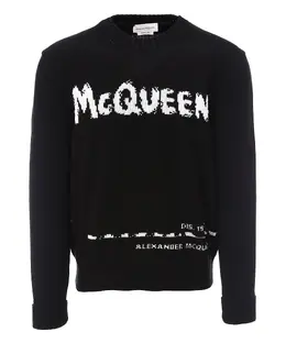 Alexander McQueen: Хлопковый свитшот 