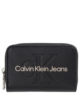 Calvin Klein Jeans: Чёрный кошелёк