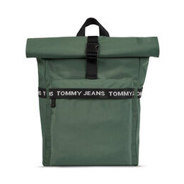 Tommy Jeans: Зелёный рюкзак Essential