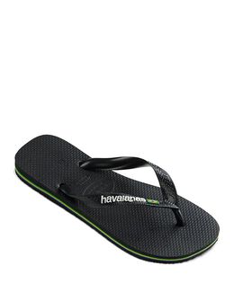 Havaianas: Чёрные шлёпанцы 