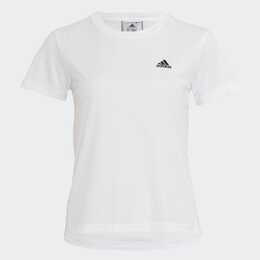 Adidas: Белая футболка 