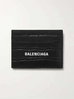 Balenciaga: Картхолдер с принтом 