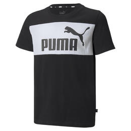 PUMA: Чёрная футболка Essentials