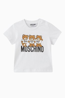 Moschino: Футболка Teddy Bear с принтом