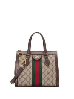 Gucci: Бежевая сумка Ophidia GG