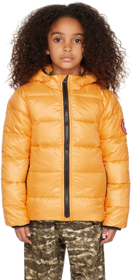 Canada Goose Kids: Оранжевая куртка 