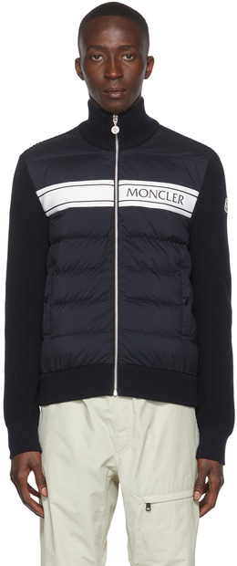 Moncler: Тёмный пуховик