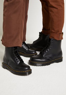 Dr. Martens: Чёрные ботинки  1460 Bex