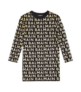 Balmain: Хлопковое платье 