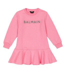 Balmain: Хлопковое платье 