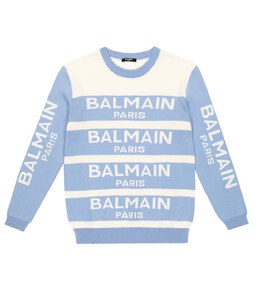 Balmain: Хлопковый свитер 