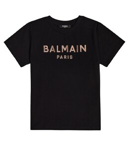 Balmain: Чёрная футболка 