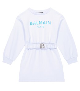 Balmain: Хлопковое платье 