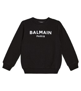 Balmain: Чёрная толстовка 