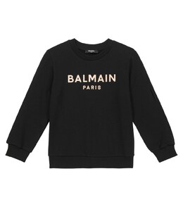 Balmain: Чёрная толстовка 