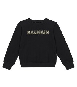 Balmain: Чёрная толстовка 