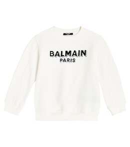 Balmain: Белая толстовка 