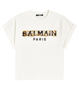 Balmain: Хлопковая футболка