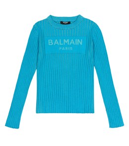 Balmain: Хлопковый свитер 