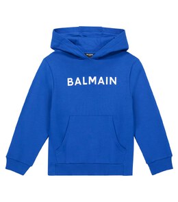 Balmain: Синяя толстовка 