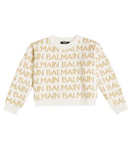 Balmain: Белый свитер 