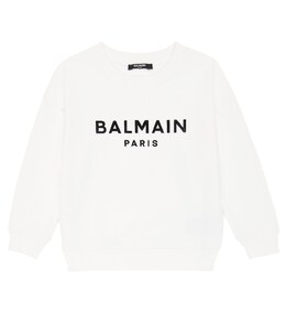 Balmain: Белая толстовка 