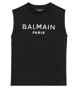 Balmain: Чёрный топ 