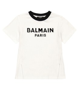 Balmain: Белая футболка 