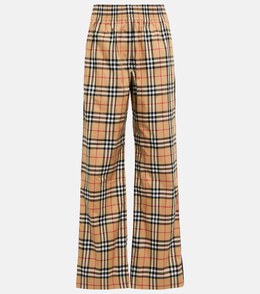 Burberry: Спортивные брюки  Vintage Check