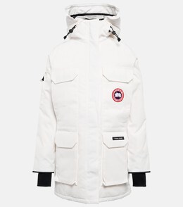 Canada Goose: Белый пуховик 