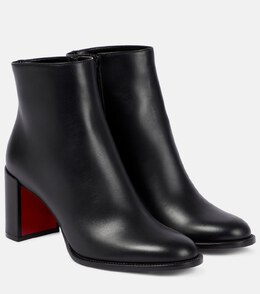 Christian Louboutin: Чёрные ботинки 