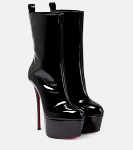 Christian Louboutin: Чёрные ботинки 