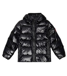 Canada Goose Kids: Чёрный пуховик 