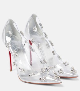 Christian Louboutin: Серебристые туфли 