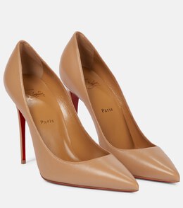 Christian Louboutin: Бежевые туфли  Kate 100