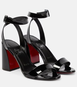 Christian Louboutin: Чёрные сандалии 