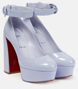 Christian Louboutin: Фиолетовые туфли 