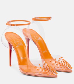 Christian Louboutin: Оранжевые туфли 