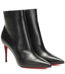 Christian Louboutin: Чёрные ботинки  So Kate