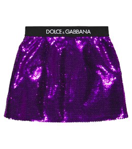 Dolce&Gabbana: Юбка с пайетками 