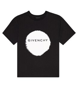 Givenchy Kids: Чёрная футболка 