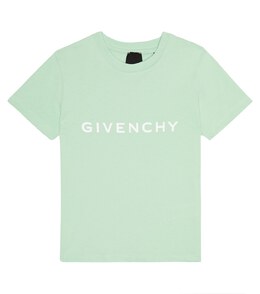 Givenchy Kids: Зелёная футболка