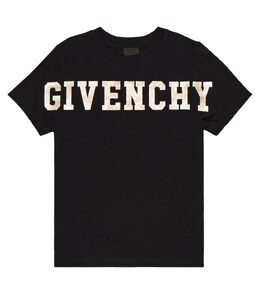 Givenchy Kids: Чёрная футболка 