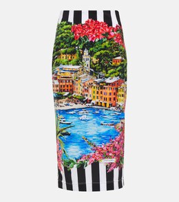 Dolce&Gabbana: Юбка Portofino миди