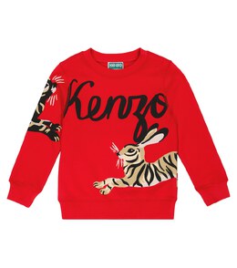 Kenzo: Хлопковая толстовка 