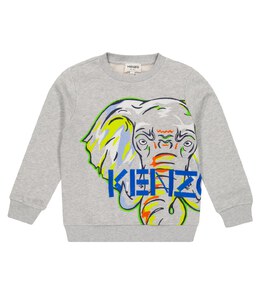 Kenzo: Серая толстовка 