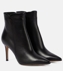 Gianvito Rossi: Чёрные ботинки  Levy 85