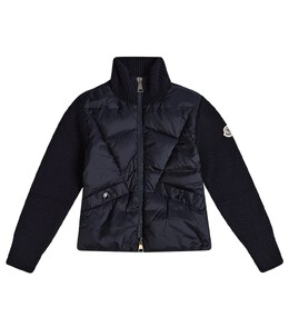 Moncler Enfant: Синий кардиган