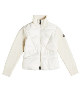 Moncler Enfant: Белый кардиган